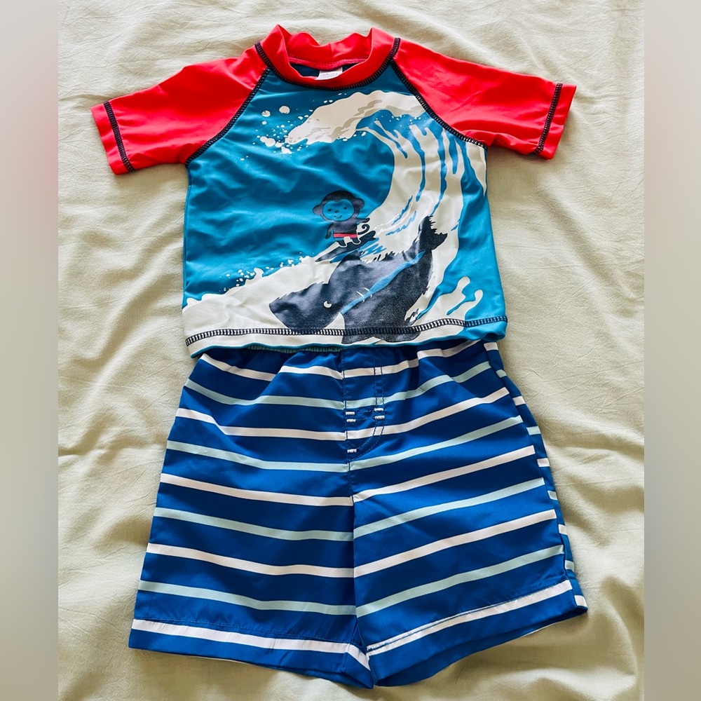 Carter’s  Baby Boy Rash Guard Swim 2-Piece Set